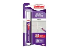 Unibond Revive The look of Bathroom Wall White Grout Reviver Pen 7ml UNI998703 