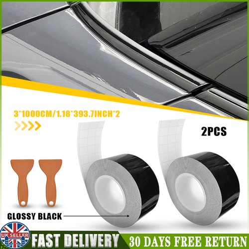 2pcs gloss black vinyl - vinyl, wrap