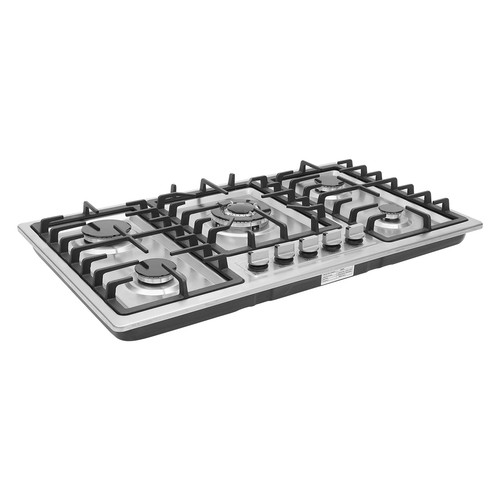Gas cooktop burner - 5, stainless