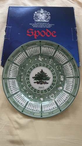 Spode christmas tree calendar - christmas,