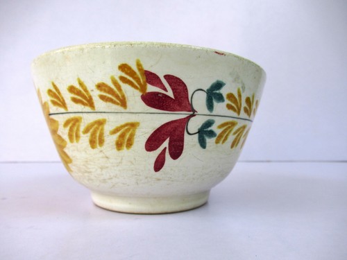 Antique spongeware pottery - antique,