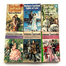 6 x BARBARA CARTLAND ~ REGENCY