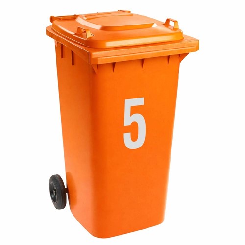 Wheelie bin number - sticker, –