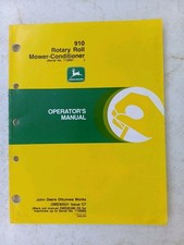John Deere 910 Rotary Roll Mower Conditioner Operators Manual Book OME92531 C7