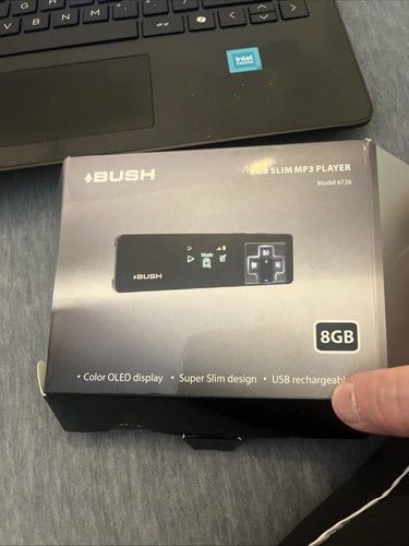 Bush 8gb mp3 player black - player, black-uk