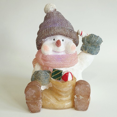 Snowman figure fiber - fiber, optic
