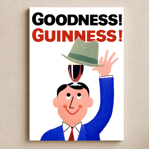 Guinness retro vintage poster - retro,