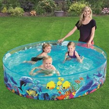Bestway Childrens Kids Paddling Pool Rigid Swimming Garden Play Pool 72 x 15Inch