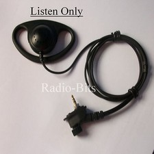 Motorola MTH650 MTH800 MTP850 D Shape Earpiece Listen Only  Police Security