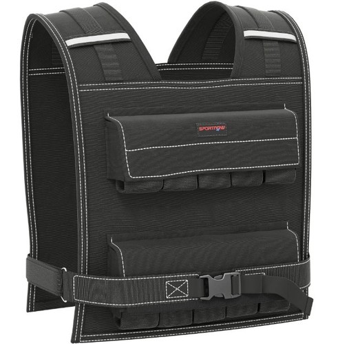 20kg adjustable weighted vest - 20kg,