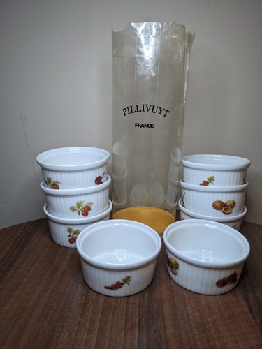 Vintage pillivuyt ramekins - 8,