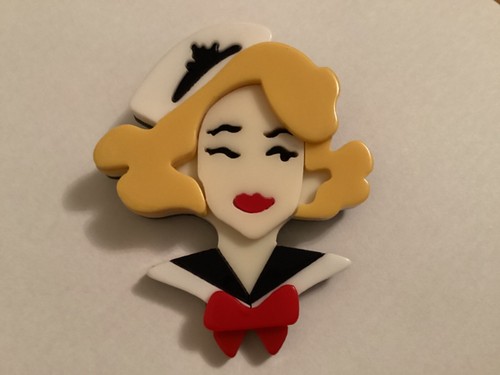 Handcrafted layered resin lady - handcrafted,