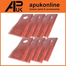 10x Blade Twisted LH 95 x 45 x 3.5mm for Kuhn GMD44 GMD55 GMD66 GMD77 Disc Mower