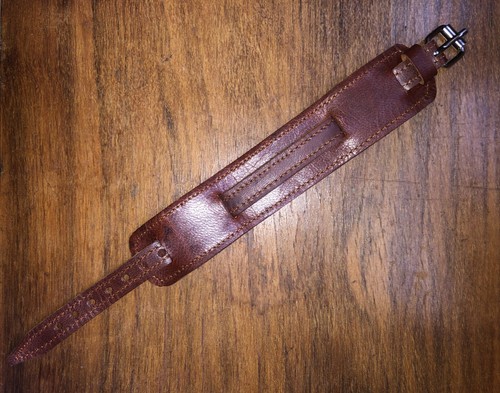 12mm oil leather handmade ww1 - handmade,