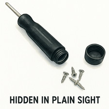 Hidden Compartment Real Phillips Screwdriver Secret Stash Safe Container Storage