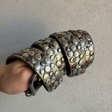 Vintage Studded Leather Belt