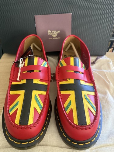 Doc martens denim - tears, red