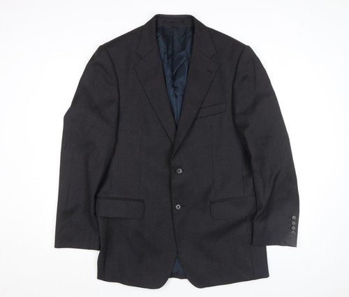 Magee men black wool blazer - men's,