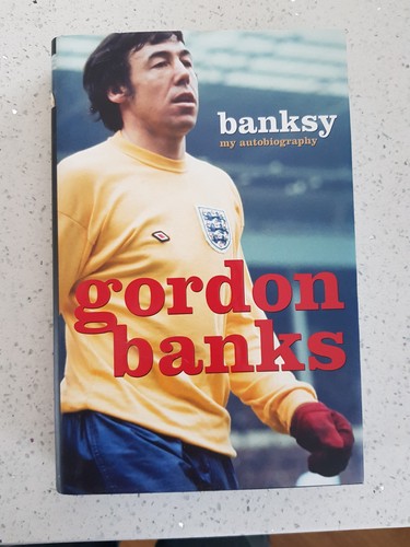 Gordon banks banksy signed - banks,