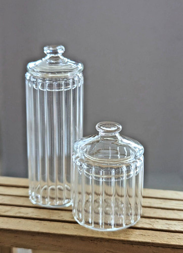 Glass counter display jars - 2,
