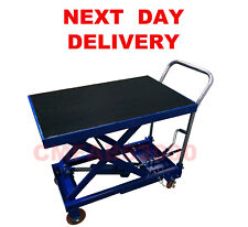 300 kg Hydraulic Mobile Lift Table Cart Platform Table, Scissor Lift * BLUE *JJ