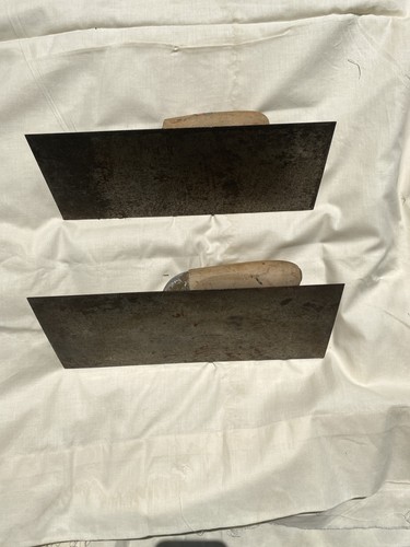 Two vintage plastering - two,