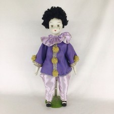 Vtge Pierrot 20” Clown Doll