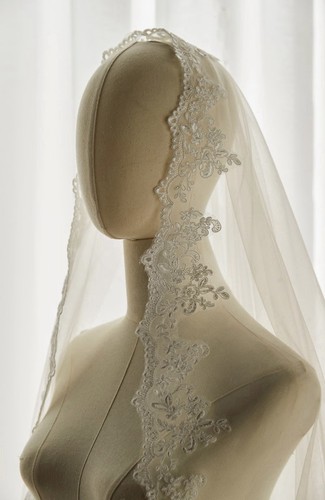 Ivory tulle and - ivory,