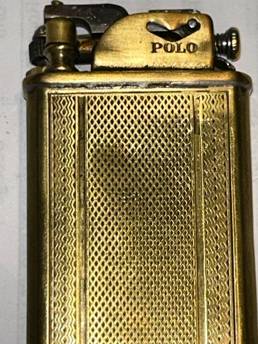Vintage brass polo lighter - vintage,