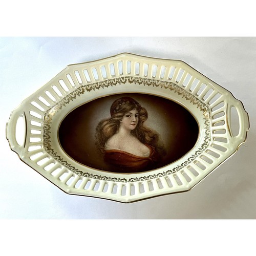 Antique porcelain portrait - antique,