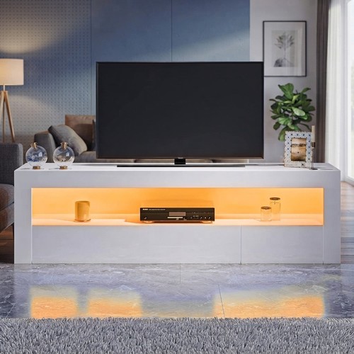 Modern tv stand with - tv,