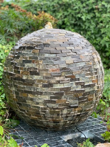 Slate sphere water - sphere, feature
