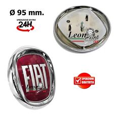 stemma anteriore 95 mm per Fiat logo 500 Panda Punto Fregio emblema badge rosso