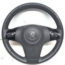 VAUXHALL CORSA D 1.2 PETROL STEERING WHEEL PIANO BLACK TRIM COMPLETE 2011 - 2014