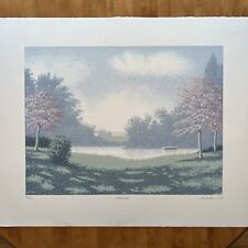 FINE ART LITHOGRAPH: Mick Durrant, Printemps c. 1990 - 33x27 - Signed & Numbered