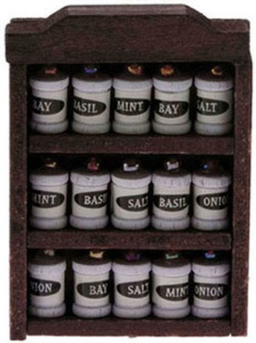Dolls house dark - oak, rack