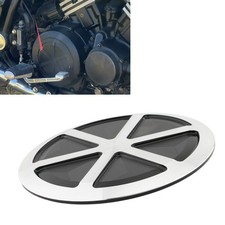 Silver Clutch Cover Side Engine Decorative Cover For Yamaha V-Max 1200 1985-2007