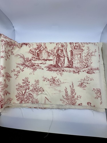 Country toile burgundy maroon - country, burgundy/maroon
