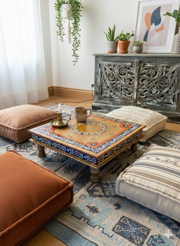 Bajot table handcrafted mango - bajot,