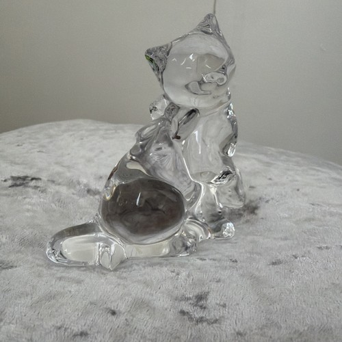 Bohemia crystal sitting cat - bohemia,