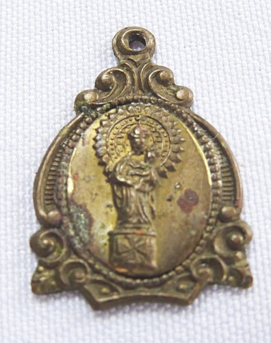 Antique religious pendant - antique,