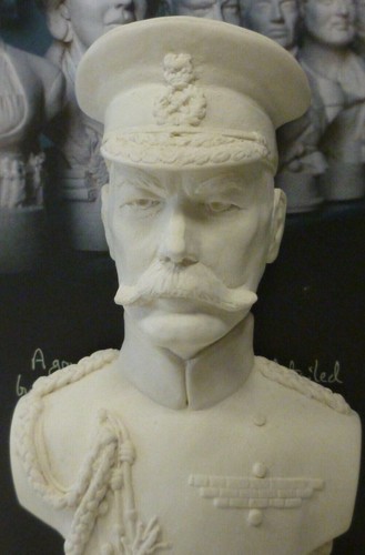 Lord kitchener plaster bust - kitchener,