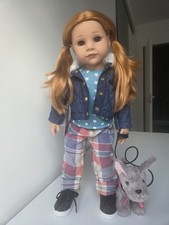 Gotz Hannah And Her Dog 50cm 19" Doll