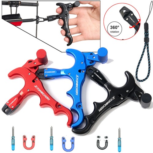 Compound bow release - compound, aids