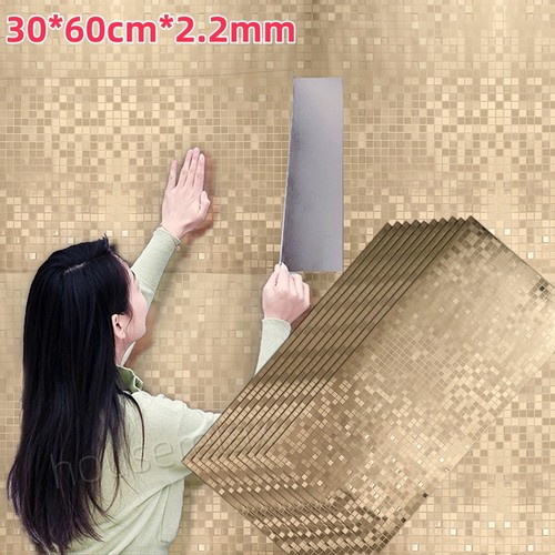 10x champagne mosaic wall - mosaic,