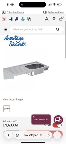 Armitage shanks doon - armitage, drainer