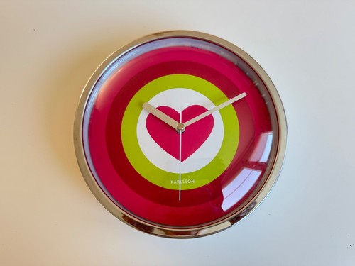 Karlsson wall clock - karlsson, 'love