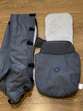 Bugaboo Donkey  Carrycot Blue Melange Fits  Donkey 2 3 And Donkey5 FABRICS ONLY