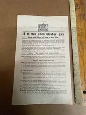 WW2 ARP homefront anti gas