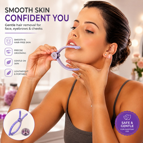 Facial hair remover spring - hair,